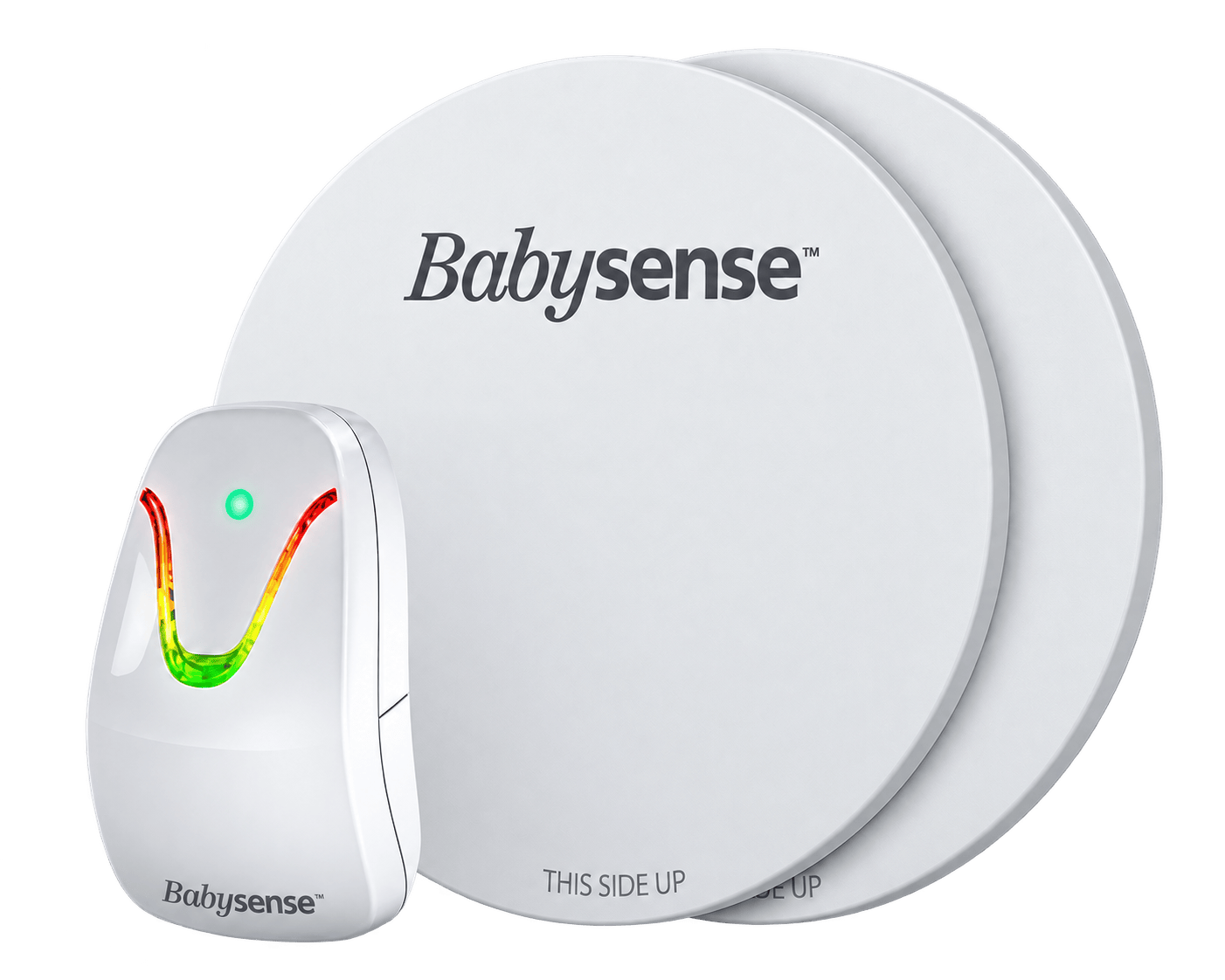 Babysense légzésfigyelő vezérlőegységgel és két matrac alatti érzékelőlappal